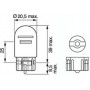 ΛΑΜΠΑ W21/5W  BOSCH ECO (ΔΙΠΟΛΙΚΗ ΑΚΑΛΥΚΗ ΜΕΓΑΛΗ)(W3x16q)(1987302823)