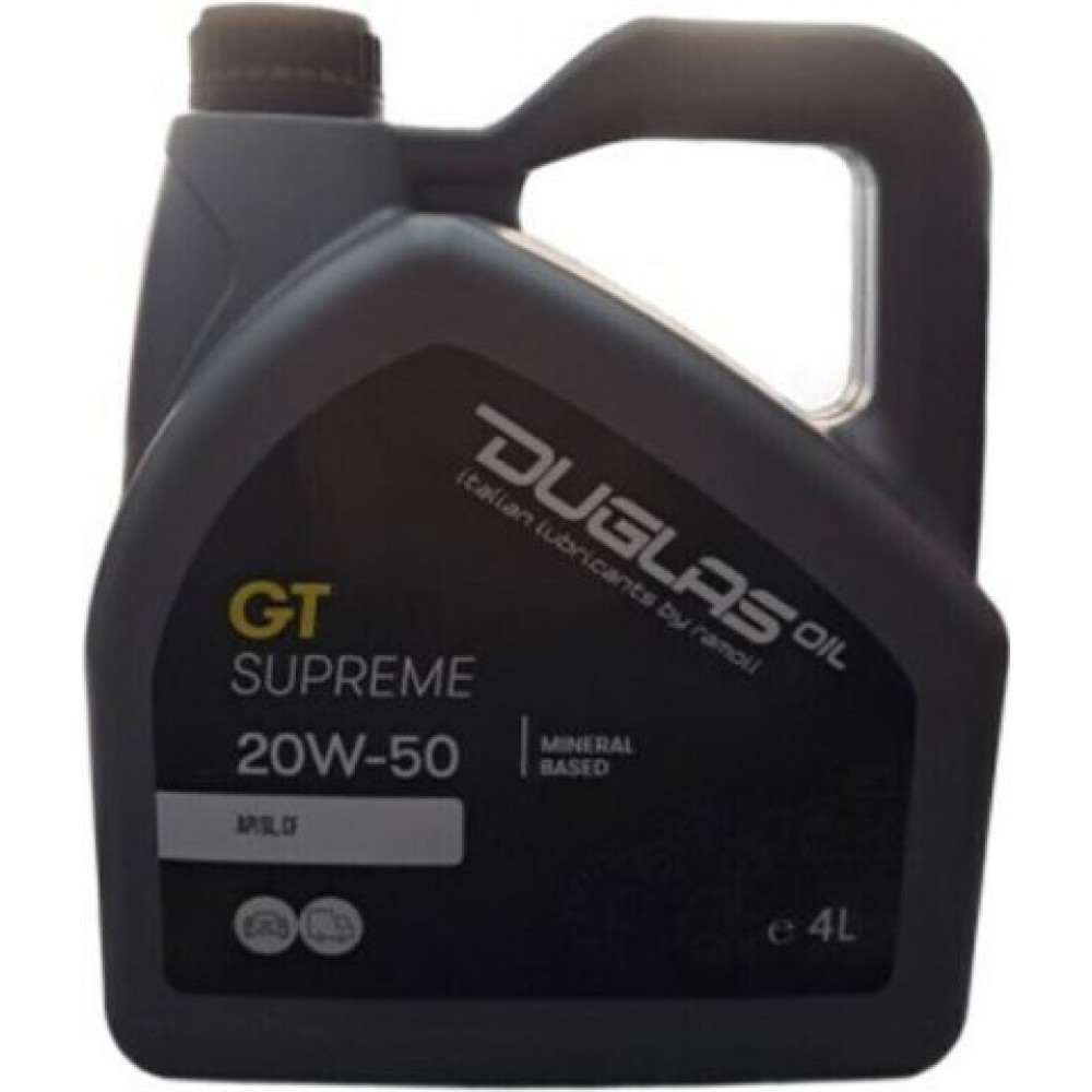 ΛΑΔΙ 20W50 (4L) DUGLAS GT SUPREME API SG, SF, CD (VLDC130004L) ΛΑΔΙ 20W50 (4L) DUGLAS GT SUPREME API SG, SF, CD (VLDC130004L)