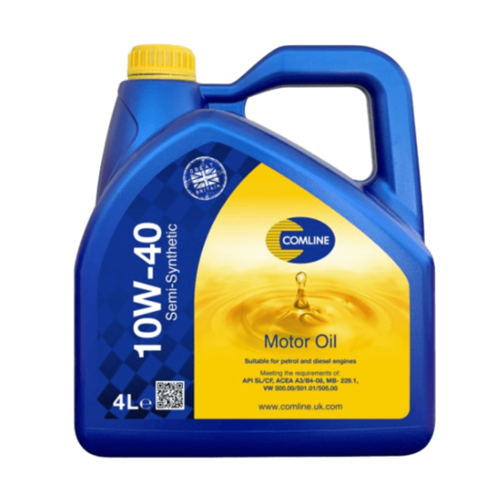 ΛΑΔΙ 10W40 (4L) COMLINE SEMI-SYNTHETIC ACEA A3/B4, A3/B4- API SL, SJ, CF- MB 229.1-VW 500.00, 501.01, 505.00 (CO10W404)