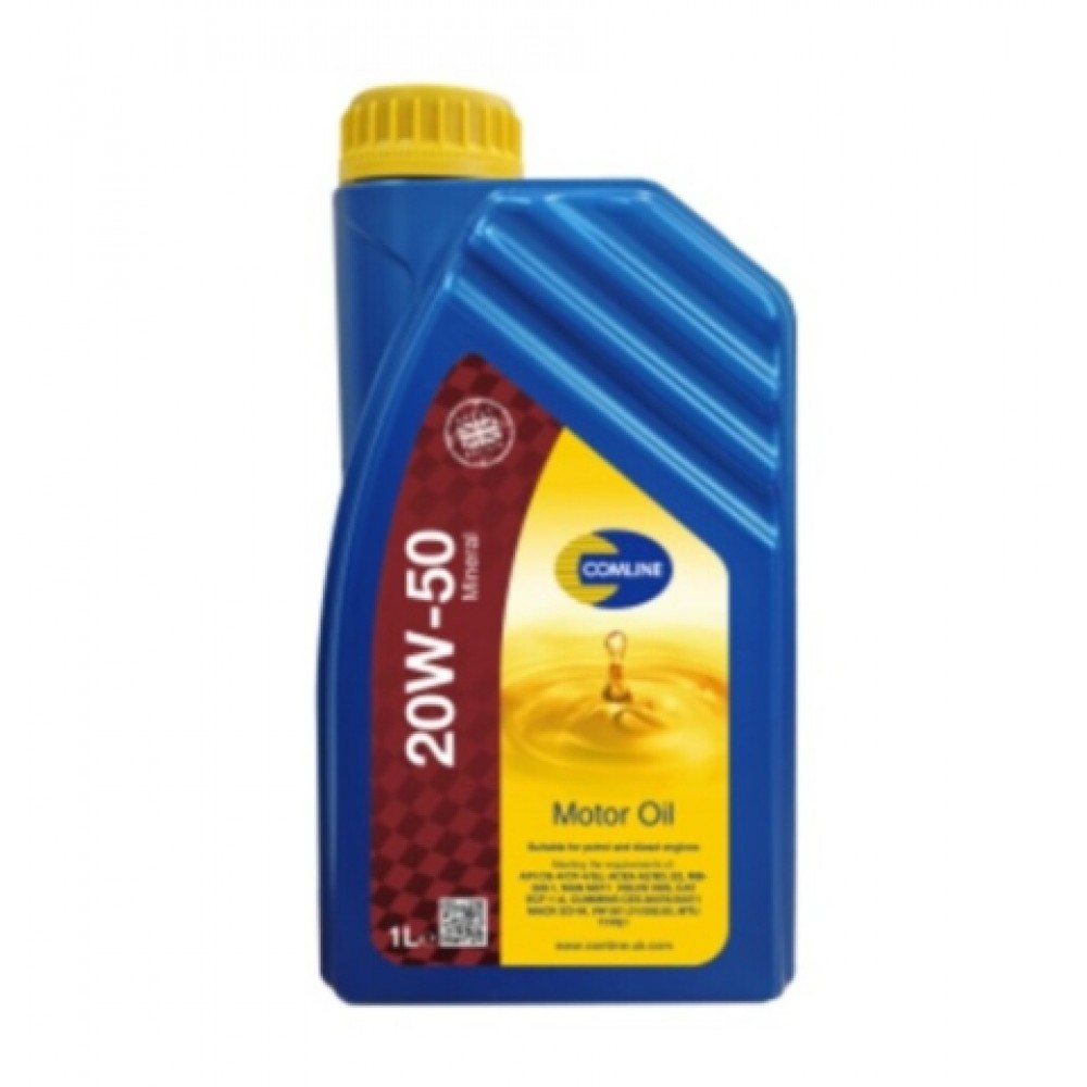 Λάδι 20W50 1Lt. MINERAL COMLINE  GASOLINE/DIESEL A3/B3/E2 SJ/CG-4