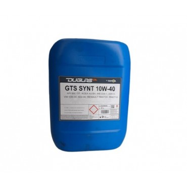 ΛΑΔΙ 10W40 (20L) DUGLAS GTs SYNT API SN, CF; ACEA A3/B4; MB 229.1, 229.3; VW 505.00, 502.00; RENAULT RN0700, RN0710