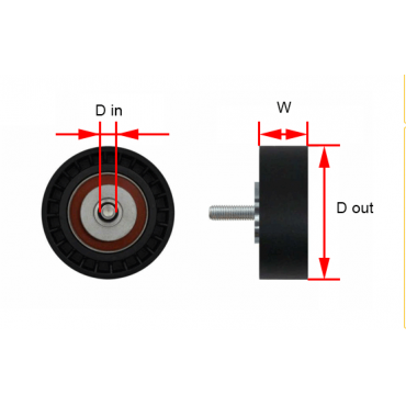 ΡΟΥΛΕΜΑΝ ΤΕΝ/ΡΑ ΔΥΝΑΜΟ  (8 ΕΣΩΤΕΡΙΚΗ X60X26,4) (CITROEN-PEUGEOT)