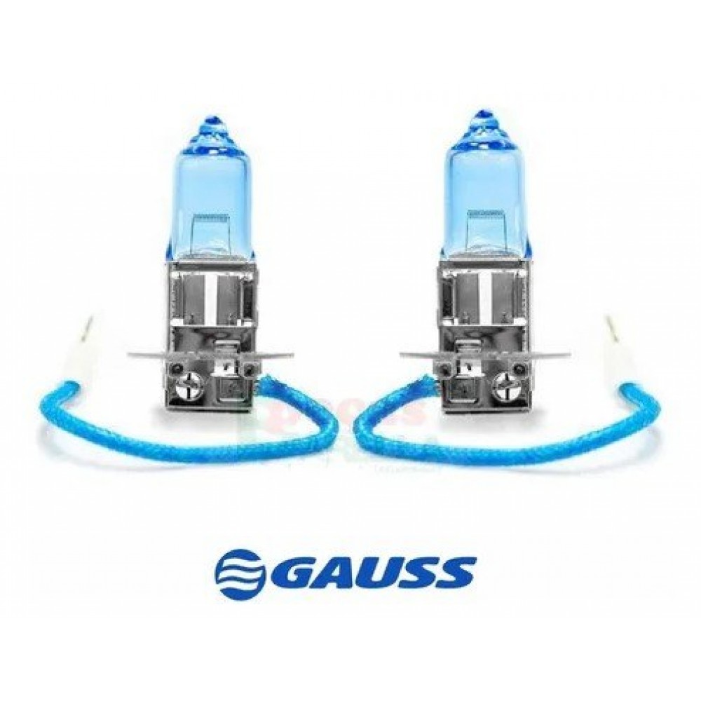 ΛΑΜΠΕΣ GAUSS (ΣΕΤ 2 ΤΕΜΑΧΙΑ) H3 12V/55W SUPER WHITE