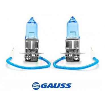 ΛΑΜΠΕΣ GAUSS (ΣΕΤ 2 ΤΕΜΑΧΙΑ) H3 12V/55W SUPER WHITE