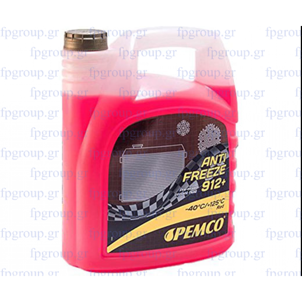 ANTIFREEZE PEMCO 912+(-40) G12 KOKKINO 4X5LT ANTIFREEZE PEMCO 912+(-40) G12 KOKKINO 4X5LT