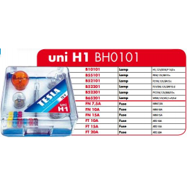 ΚΙΤ ΛΑΜΠΑ & AΣΦΑΛΕΙΑ TESLA H1,12V,55W,P14,5s